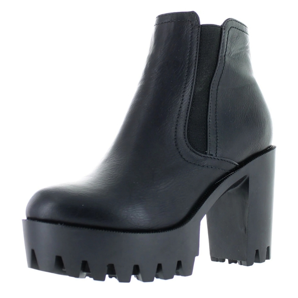 Black Heeled Ankle Boots